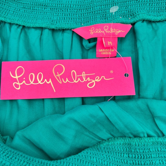 LILLY PULITZER - NWT Rochelle Romper - Off the Shoulder - Picture 5 of 6